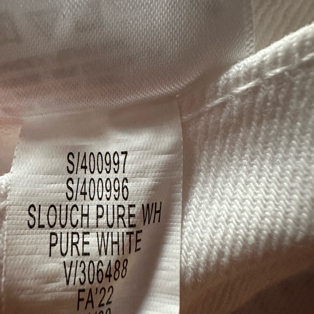 Banana Republic Factory White Slouch Jeans Size 10/30 Petite - Picture 8 of 12